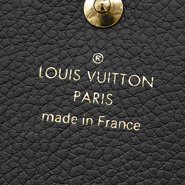 ルイヴィトン LOUIS VUITTON アンヴェロップ カルト ドゥ ヴィジット M58456 ノワール モノグラムアンプラント カードケース ゴールド金具 名刺入れ