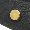 ルイヴィトン LOUIS VUITTON アンヴェロップ カルト ドゥ ヴィジット M58456 ノワール モノグラムアンプラント カードケース ゴールド金具 名刺入れ