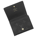 ルイヴィトン LOUIS VUITTON アンヴェロップ カルト ドゥ ヴィジット M58456 ノワール モノグラムアンプラント カードケース ゴールド金具 名刺入れ