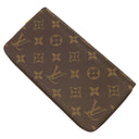 ルイヴィトン LOUIS VUITTON ジッピーウォレット M41896 モノグラム×コクリコ モノグラムキャンバス 長財布 ゴールド金具 茶 赤 ラウンドファスナー