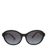 バーバリー BURBERRY ラウンド シェイプ 58□17 0BE4274D ブラック プラスチック サングラス シルバー金具 チェック グラデーション