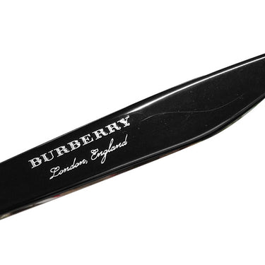 バーバリー BURBERRY ラウンド シェイプ 58□17 0BE4274D ブラック プラスチック サングラス シルバー金具 チェック グラデーション
