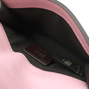 フェンディ FENDI マイクロ フラット バゲット バッグ 7M0311 ピンク レザー ショルダーバッグ シルバー金具 コンパクト 財布 ミニショルダー