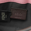フェンディ FENDI マイクロ フラット バゲット バッグ 7M0311 ピンク レザー ショルダーバッグ シルバー金具 コンパクト 財布 ミニショルダー