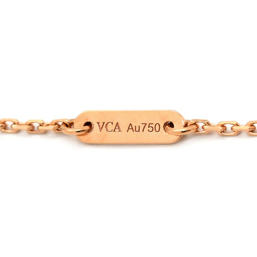 ヴァンクリーフアーペル Van Cleef & Arpels スウィート ハート ペンダント VCARN59N00 レッド×ピンクゴールド K18PG カーネリアン ネックレス K18 18K PG RG カーネリアン 紅玉髄