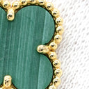 ヴァンクリーフアーペル Van Cleef & Arpels ヴィンテージ アルハンブラ VCARO9VA00 グリーン×イエローゴールド K18YG マラカイト ネックレス Au750 18K YG 緑 マラカイト マット