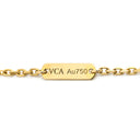 ヴァンクリーフアーペル Van Cleef & Arpels ヴィンテージ アルハンブラ VCARO9VA00 グリーン×イエローゴールド K18YG マラカイト ネックレス Au750 18K YG 緑 マラカイト マット