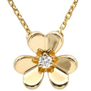 ヴァンクリーフアーペル Van Cleef & Arpels フリヴォル ペンダント ミニ VCARP0J100 イエローゴールド K18YG ダイヤモンド ネックレス 750YG 1Pダイヤ