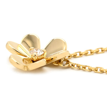 ヴァンクリーフアーペル Van Cleef & Arpels フリヴォル ペンダント ミニ VCARP0J100 イエローゴールド K18YG ダイヤモンド ネックレス 750YG 1Pダイヤ