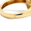 ヴァンクリーフアーペル Van Cleef & Arpels ヴィンテージ アルハンブラ VCARA41050 ブラックXイエローゴールド K18YG ダイヤモンド オニキス #51(JP11) リング 指輪 1Pダイヤ オニキス 11号
