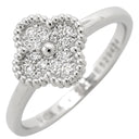 ヴァンクリーフアーペル Van Cleef & Arpels スウィート アルハンブラ VCARO85800 ホワイトゴールド K18WG ダイヤモンド #51(JP11) リング 指輪 750WG 18K 18金 10号