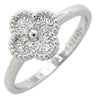 ヴァンクリーフアーペル Van Cleef & Arpels スウィート アルハンブラ VCARO85800 ホワイトゴールド K18WG ダイヤモンド #51(JP11) リング 指輪 750WG 18K 18金 10号