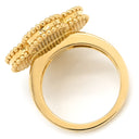 ヴァンクリーフアーペル Van Cleef & Arpels マジック アルハンブラ グリーン×イエローゴールド K18YG マラカイト #52(JP12) リング 指輪 Au750 18金 マラカイト 12号