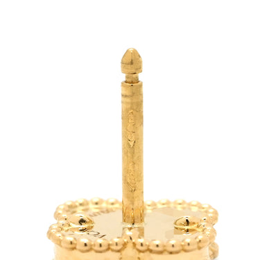 ヴァンクリーフアーペル Van Cleef & Arpels スウィート アルハンブラ VCARA44900 ブラック×イエローゴールド K18YG オニキス ピアス 黒 オニキス 750 YG 18K 両耳用