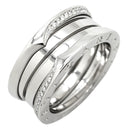ブルガリ BVLGARI ビーゼロワン B-zero1 3バンド ダイヤ 359709 ホワイトゴールド K18WG ダイヤモンド #57(JP17) リング 指輪 18K WG Au750 18K 18金 16号