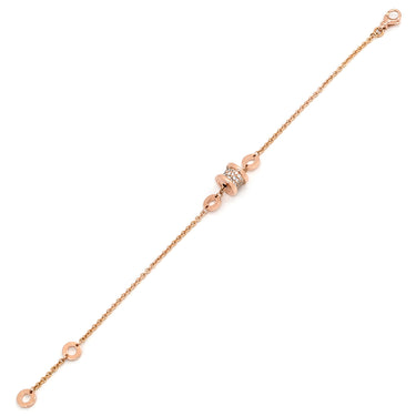ブルガリ BVLGARI ビーゼロワン エレメント ダイヤ ピンクゴールド K18PG ダイヤモンド SM ブレスレット 18K 750 PG RG