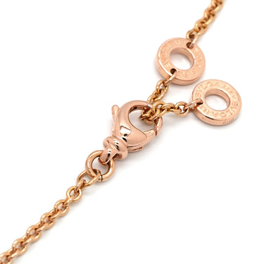 ブルガリ BVLGARI ビーゼロワン エレメント ダイヤ ピンクゴールド K18PG ダイヤモンド SM ブレスレット 18K 750 PG RG
