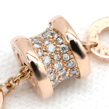 ブルガリ BVLGARI ビーゼロワン エレメント ダイヤ ピンクゴールド K18PG ダイヤモンド SM ブレスレット 18K 750 PG RG