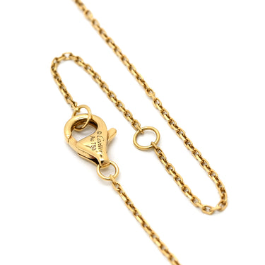 カルティエ Cartier アミュレット ドゥ カルティエ XS ホワイト×イエローゴールド K18YG ダイヤモンド ホワイトマザーオブパール ネックレス 白 1Pダイヤ 750 シェル ラウンド