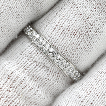 カルティエ Cartier トリニティ SM セミパヴェ ダイヤ ホワイトゴールド×イエローゴールド×ピンクゴールド K18WG K18YG K18PG ダイヤモンド #53(JP13) リング 指輪 3カラー 3連 18K 750 13号