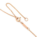 ティファニー Tiffany & Co T ダイヤ ペンダント ローズゴールド K18PG ダイヤモンド ネックレス ピンクゴールド サークル ラウンド バケットカット ブリリアントカット