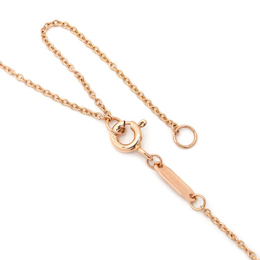 ティファニー Tiffany & Co T ダイヤ ペンダント ローズゴールド K18PG ダイヤモンド ネックレス ピンクゴールド サークル ラウンド バケットカット ブリリアントカット