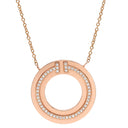 ティファニー Tiffany & Co Tトゥー サークル ペンダント ダイヤ ローズゴールド K18PG ダイヤモンド ネックレス ピンクゴールド T＆Co. ラウンド