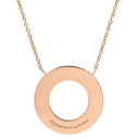 ティファニー Tiffany & Co Tトゥー サークル ペンダント ダイヤ ローズゴールド K18PG ダイヤモンド ネックレス ピンクゴールド T＆Co. ラウンド