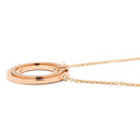 ティファニー Tiffany & Co Tトゥー サークル ペンダント ダイヤ ローズゴールド K18PG ダイヤモンド ネックレス ピンクゴールド T＆Co. ラウンド