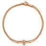 ティファニー Tiffany & Co T TWO ダイヤ ダブルチェーン ローズゴールド K18PG ダイヤモンド ブレスレット ピンクゴールド 750 18K PG 二連ブレス