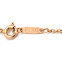 ティファニー Tiffany & Co T TWO ダイヤ ダブルチェーン ローズゴールド K18PG ダイヤモンド ブレスレット ピンクゴールド 750 18K PG 二連ブレス