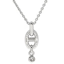 エルメス HERMES シェーヌダンクル アンシェネ ホワイトゴールド K18WG ダイヤモンド ネックレス 18K 750AU WG ダイヤモンド 29石