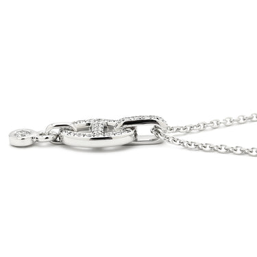 エルメス HERMES シェーヌダンクル アンシェネ ホワイトゴールド K18WG ダイヤモンド ネックレス 18K 750AU WG ダイヤモンド 29石