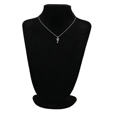 エルメス HERMES シェーヌダンクル アンシェネ ホワイトゴールド K18WG ダイヤモンド ネックレス 18K 750AU WG ダイヤモンド 29石