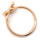 エルメス HERMES エシャペPM H219691B 00052 ローズゴールド K18PG ダイヤモンド #52(JP12) リング 指輪 ピンクゴールド 750AU 18K クラスプモチーフ 11.5号