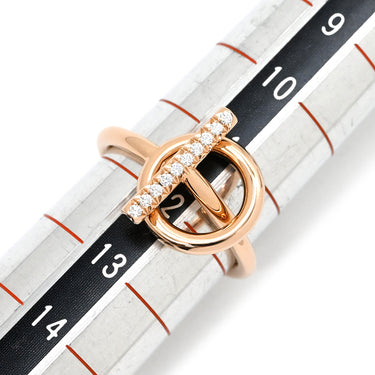 エルメス HERMES エシャペPM H219691B 00052 ローズゴールド K18PG ダイヤモンド #52(JP12) リング 指輪 ピンクゴールド 750AU 18K クラスプモチーフ 11.5号