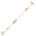 エルメス HERMES ファランドール ローズゴールド K18PG ST ブレスレット ピンクゴールド 18K 750 シェーヌダンクルモチーフ