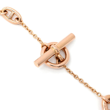 エルメス HERMES ファランドール ローズゴールド K18PG ST ブレスレット ピンクゴールド 18K 750 シェーヌダンクルモチーフ
