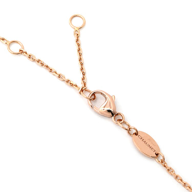 ショーメ CHAUMET ジュ ドゥ リアン ハーモニー SM 084427 グリーン×ピンクゴールド K18PG ダイヤモンド マラカイト ネックレス 緑 マラカイト メダル 750 18K PG ダイヤ