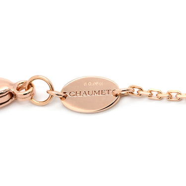 ショーメ CHAUMET ジュ ドゥ リアン ハーモニー SM 084427 グリーン×ピンクゴールド K18PG ダイヤモンド マラカイト ネックレス 緑 マラカイト メダル 750 18K PG ダイヤ