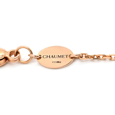 ショーメ CHAUMET ジュ ドゥ リアン ハーモニー SM 084428 レッド×ピンクゴールド K18PG ダイヤモンド カーネリアン ネックレス 赤 カーネリアン メダル 750 18K PG ダイヤ