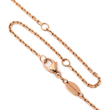 ショーメ CHAUMET ジュ ドゥ リアン ハーモニー MM ブラック×ピンクゴールド K18PG ダイヤモンド オニキス ネックレス メダル 750 18K PG ダイヤ オニキス