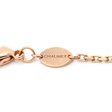 ショーメ CHAUMET ジュ ドゥ リアン ハーモニー MM ブラック×ピンクゴールド K18PG ダイヤモンド オニキス ネックレス メダル 750 18K PG ダイヤ オニキス