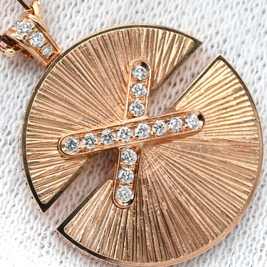 ショーメ CHAUMET ジュ ドゥ リアン ハーモニー ペンダント 084646 ピンクゴールド K18PG ダイヤモンド ネックレス 18K 750PG ダイヤ