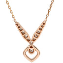 ショーメ CHAUMET ジョゼフィーヌ エクラ フローラル 082671 ピンクゴールド K18PG ダイヤモンド ネックレス ダイヤモンド パヴェ ブリリアントカット
