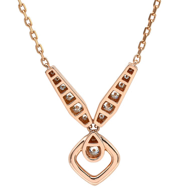 ショーメ CHAUMET ジョゼフィーヌ エクラ フローラル 082671 ピンクゴールド K18PG ダイヤモンド ネックレス ダイヤモンド パヴェ ブリリアントカット