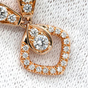 ショーメ CHAUMET ジョゼフィーヌ エクラ フローラル 082671 ピンクゴールド K18PG ダイヤモンド ネックレス ダイヤモンド パヴェ ブリリアントカット