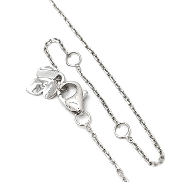 ショーメ CHAUMET オルタンシア ホワイト×ブルー×ホワイトゴールド K18WG ダイヤモンド カルセドニー サファイア ネックレス 白 青 K18 750 WG ダイヤモンド カルセドニー サファイア