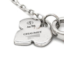 ショーメ CHAUMET オルタンシア ホワイト×ブルー×ホワイトゴールド K18WG ダイヤモンド カルセドニー サファイア ネックレス 白 青 K18 750 WG ダイヤモンド カルセドニー サファイア