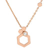 ショーメ CHAUMET ビー ドゥ ショーメ ハニカム ピンクゴールド K18PG ダイヤモンド ネックレス Bee My Love ダイヤモンド